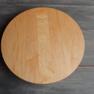 18" Round Cutting Board No Trough