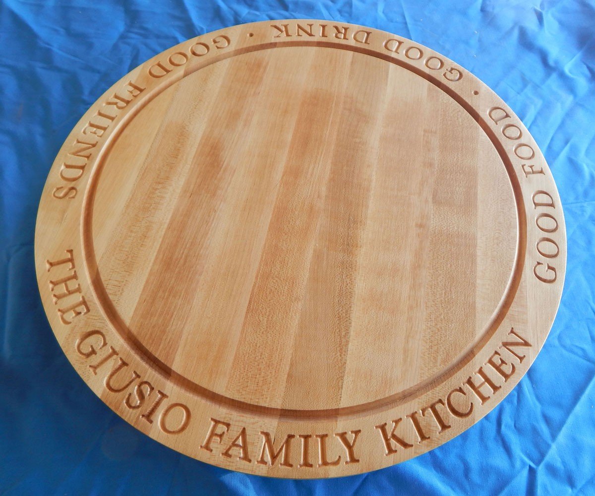Personalized Lazy Susan  East Bay Cutting Boards Cape Cod