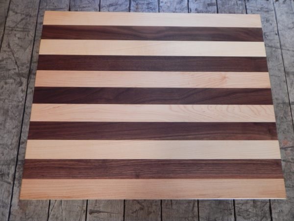 Flat Maple/Walnut Stripe Cutting Board